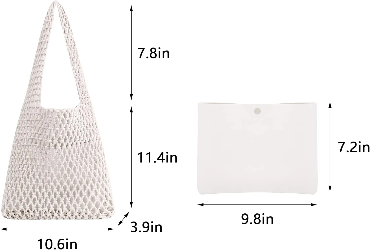 Naimo Women Straw Beach Shoulder Bag Woven Tote Handbag Large Handmade Weaving Summer Casual Hobo Bag