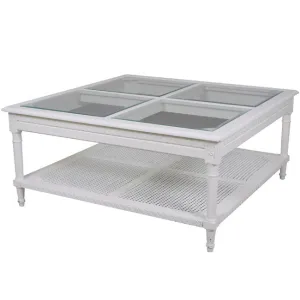 Nantucket coffee table white