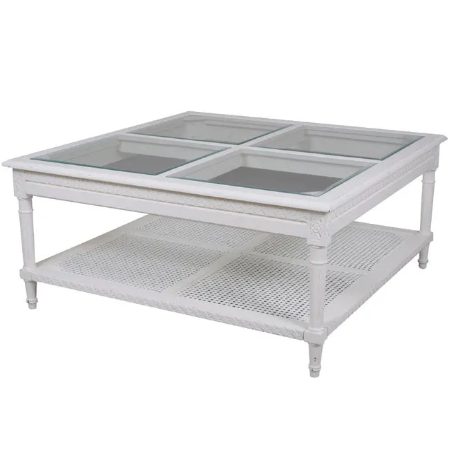 Nantucket coffee table white