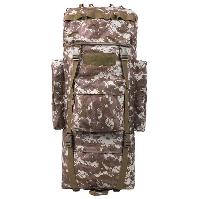 New 100L Outdoor Bag Camouflage Military Backpack Tactical Bags Waterproof Mulitifunctional Luggage Hiking Travel Big Duffel Bag