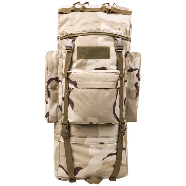 New 100L Outdoor Bag Camouflage Military Backpack Tactical Bags Waterproof Mulitifunctional Luggage Hiking Travel Big Duffel Bag