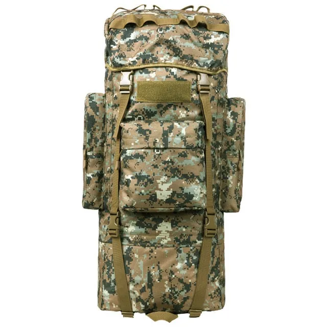 New 100L Outdoor Bag Camouflage Military Backpack Tactical Bags Waterproof Mulitifunctional Luggage Hiking Travel Big Duffel Bag