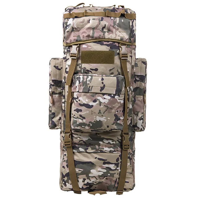New 100L Outdoor Bag Camouflage Military Backpack Tactical Bags Waterproof Mulitifunctional Luggage Hiking Travel Big Duffel Bag