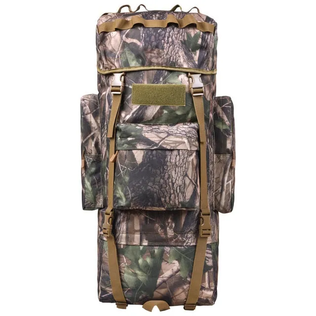 New 100L Outdoor Bag Camouflage Military Backpack Tactical Bags Waterproof Mulitifunctional Luggage Hiking Travel Big Duffel Bag