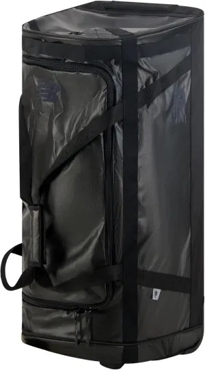 New Balance Duffel Bag, Legacy Icon Rolling Travel Luggage with Wheels for Men and Women, Black