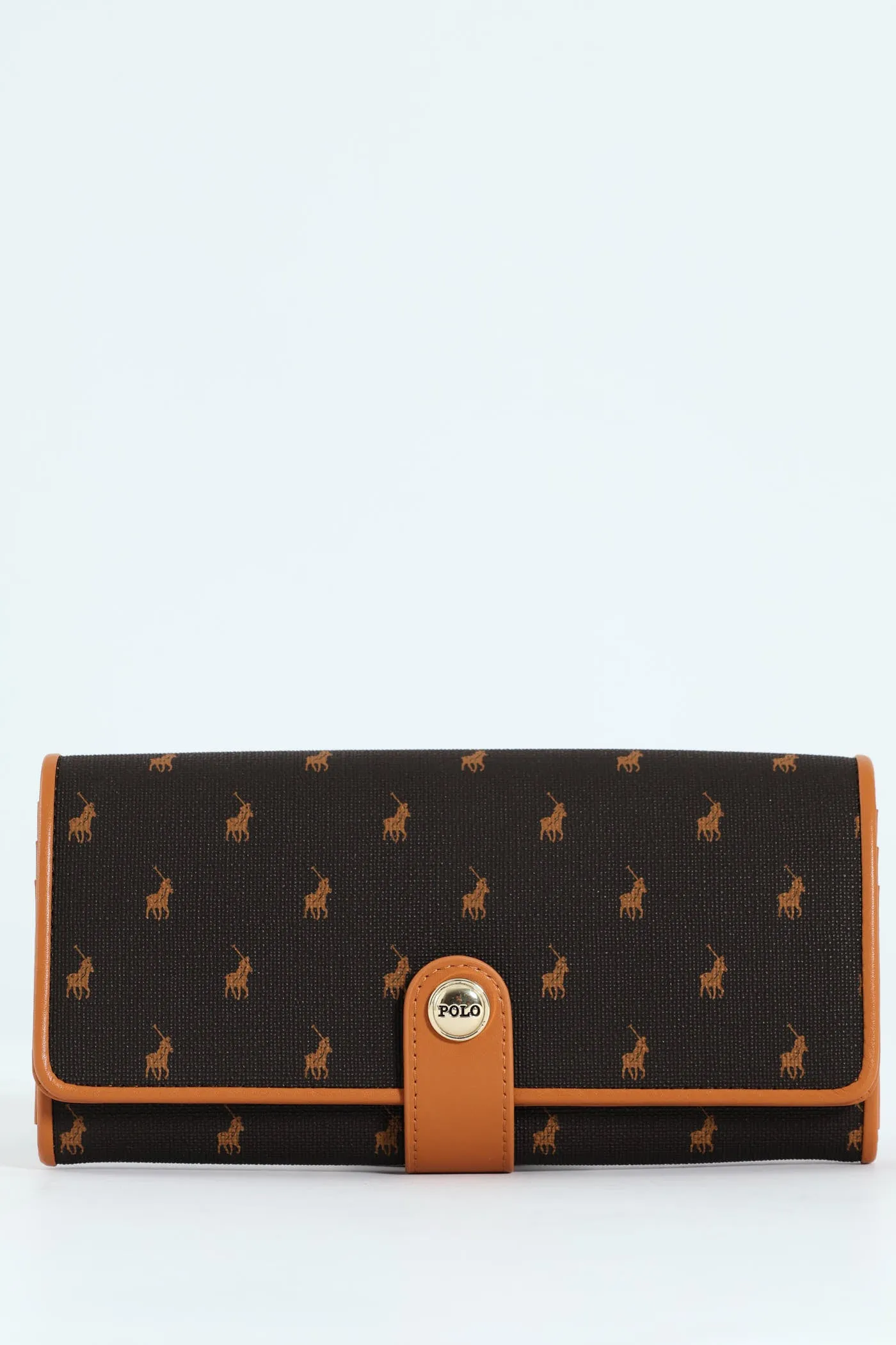 New Iconic Clutch Purse - Brown