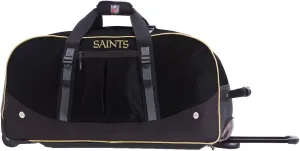 NFL New Orleans Saints Wheeled 29-Inch Duffel Bag
