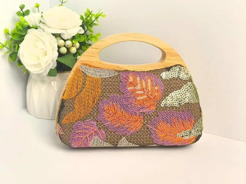 Niction Evening Bag Clutch Purses for Women Embroidery Shoulder Bags Party Handbag Crossbody Purse with Gold Chain