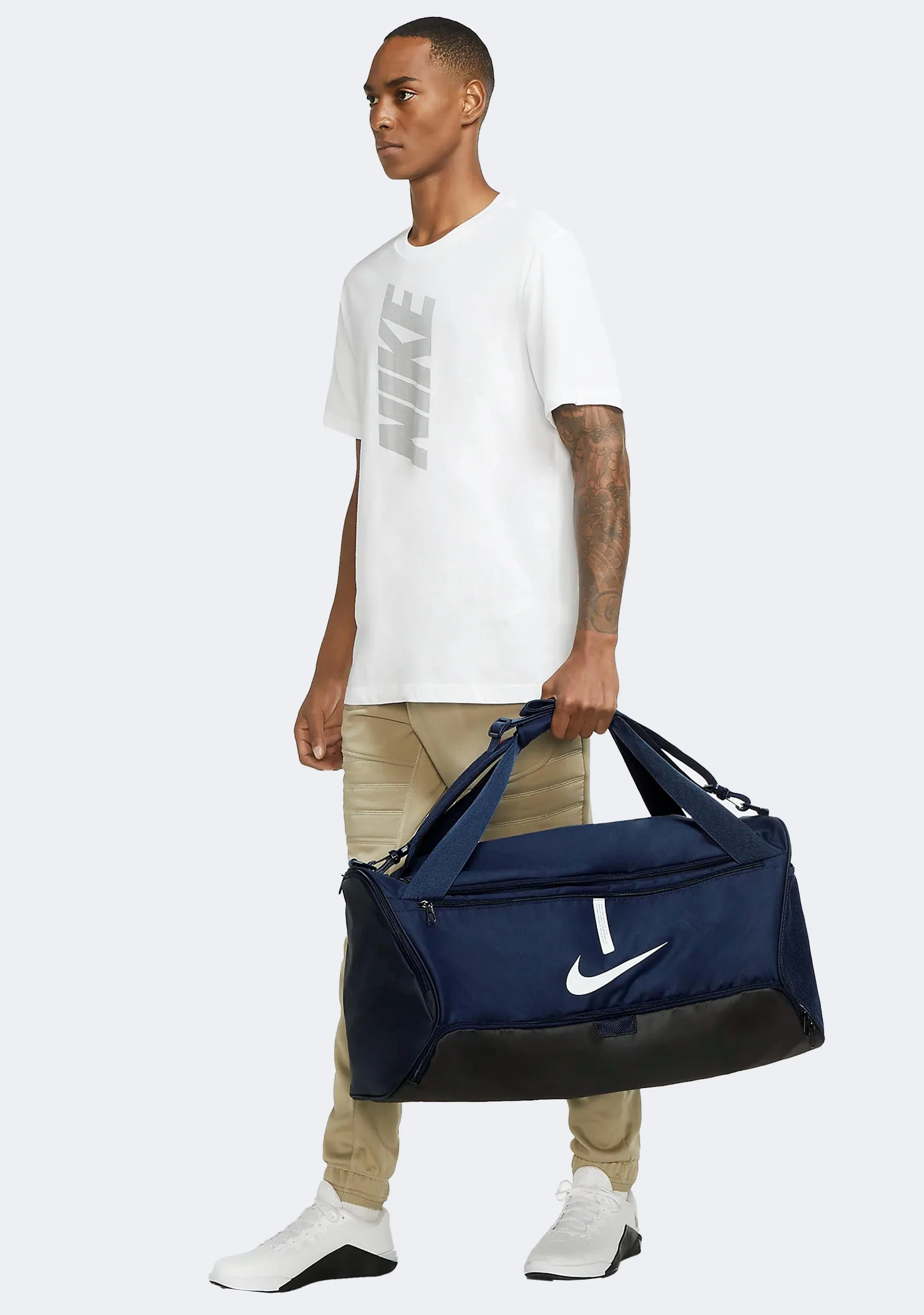 Nike Academy Team Football Duffel Bag Medium Navy - 60L