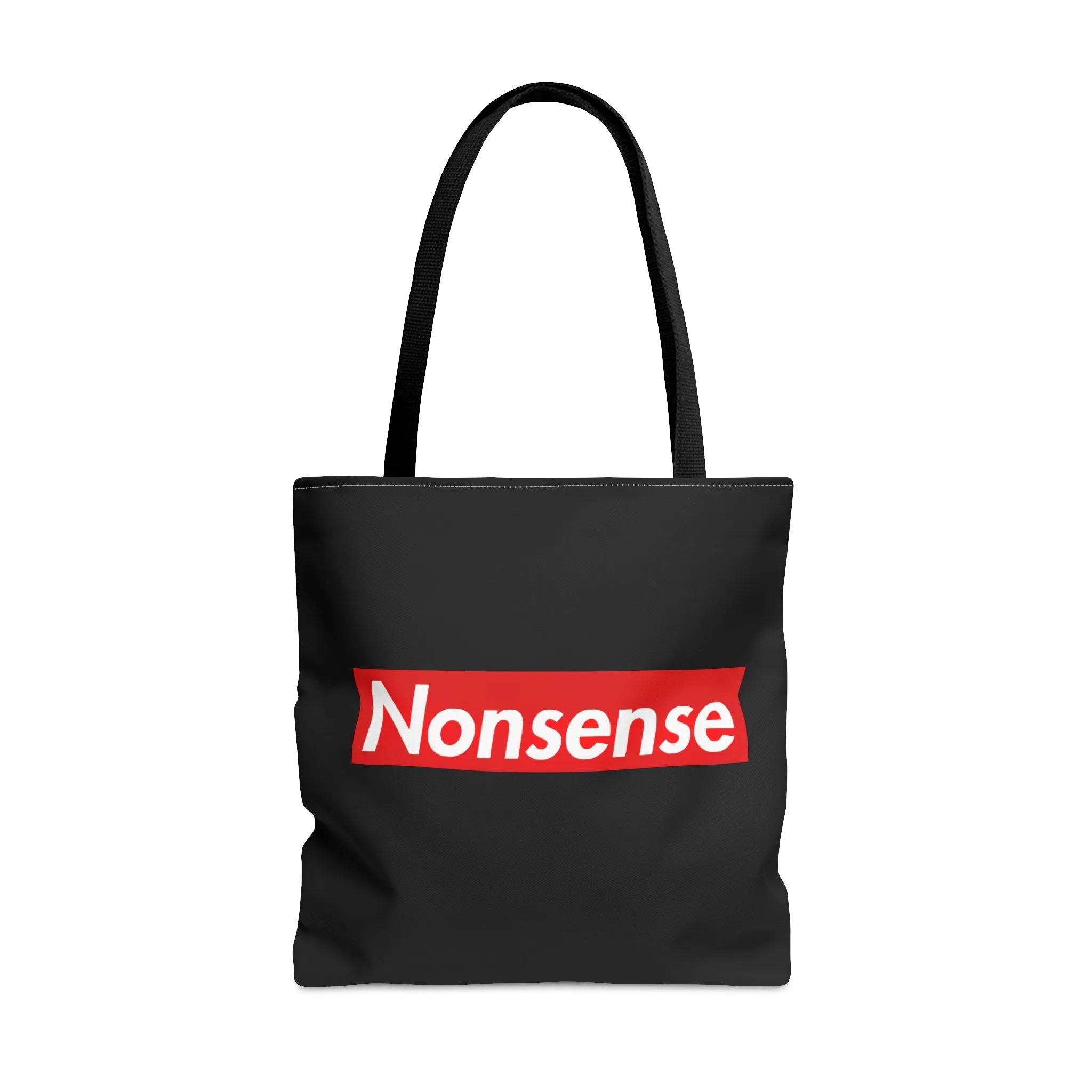 Nonsense Tote Bag (Black with QR)