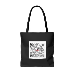 Nonsense Tote Bag (Black with QR)
