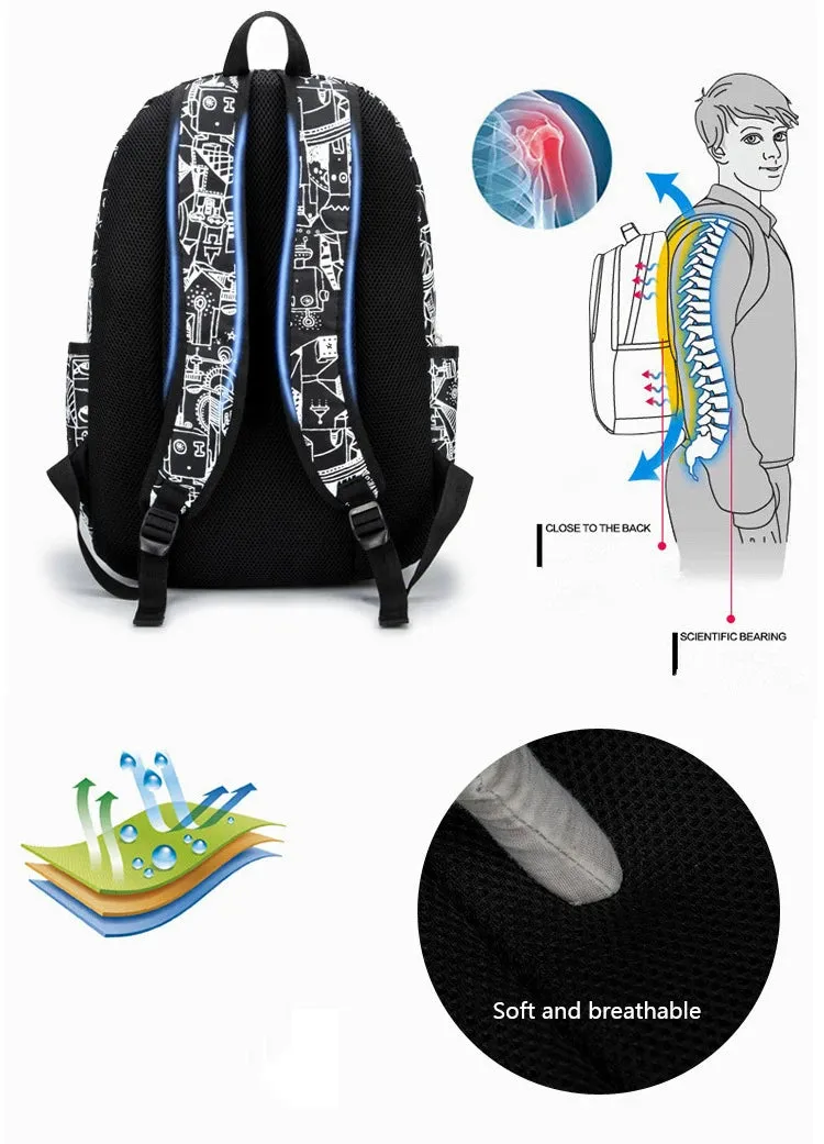Nouveau sac à dos d'école d'impression de camouflage