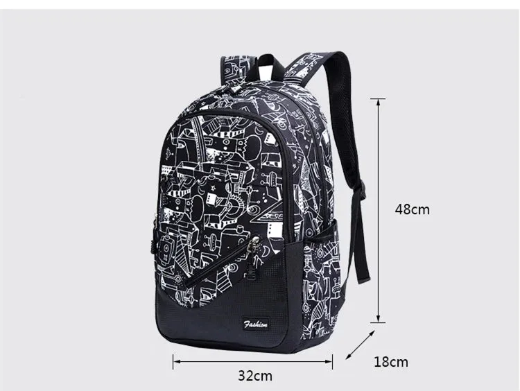 Nouveau sac à dos d'école d'impression de camouflage