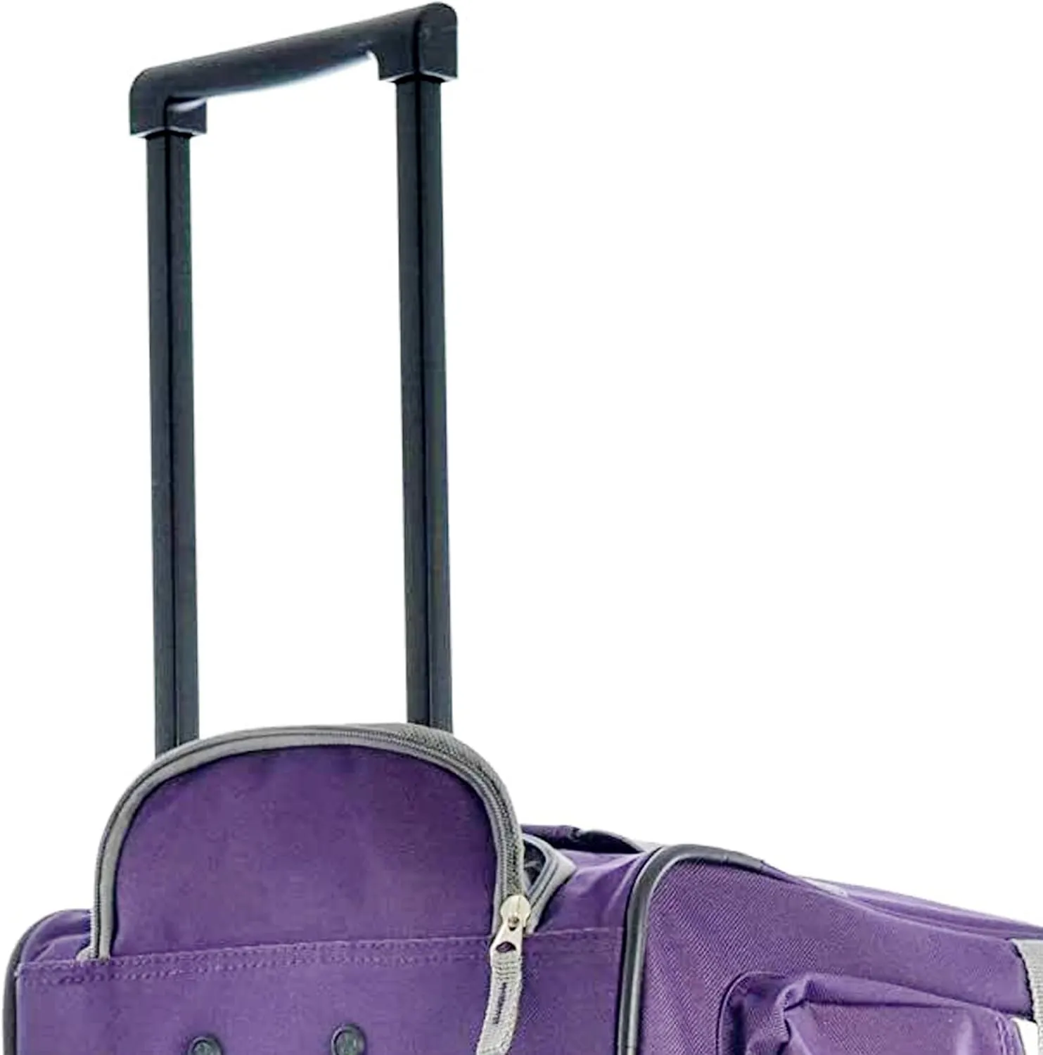 Olympia U.S.A. 33 inch Jumbo Size 8 Pockets Wheeled Rolling Duffel Bag Water Resistant Luggage Lightweight Travel Suitcase with Retractable Handle