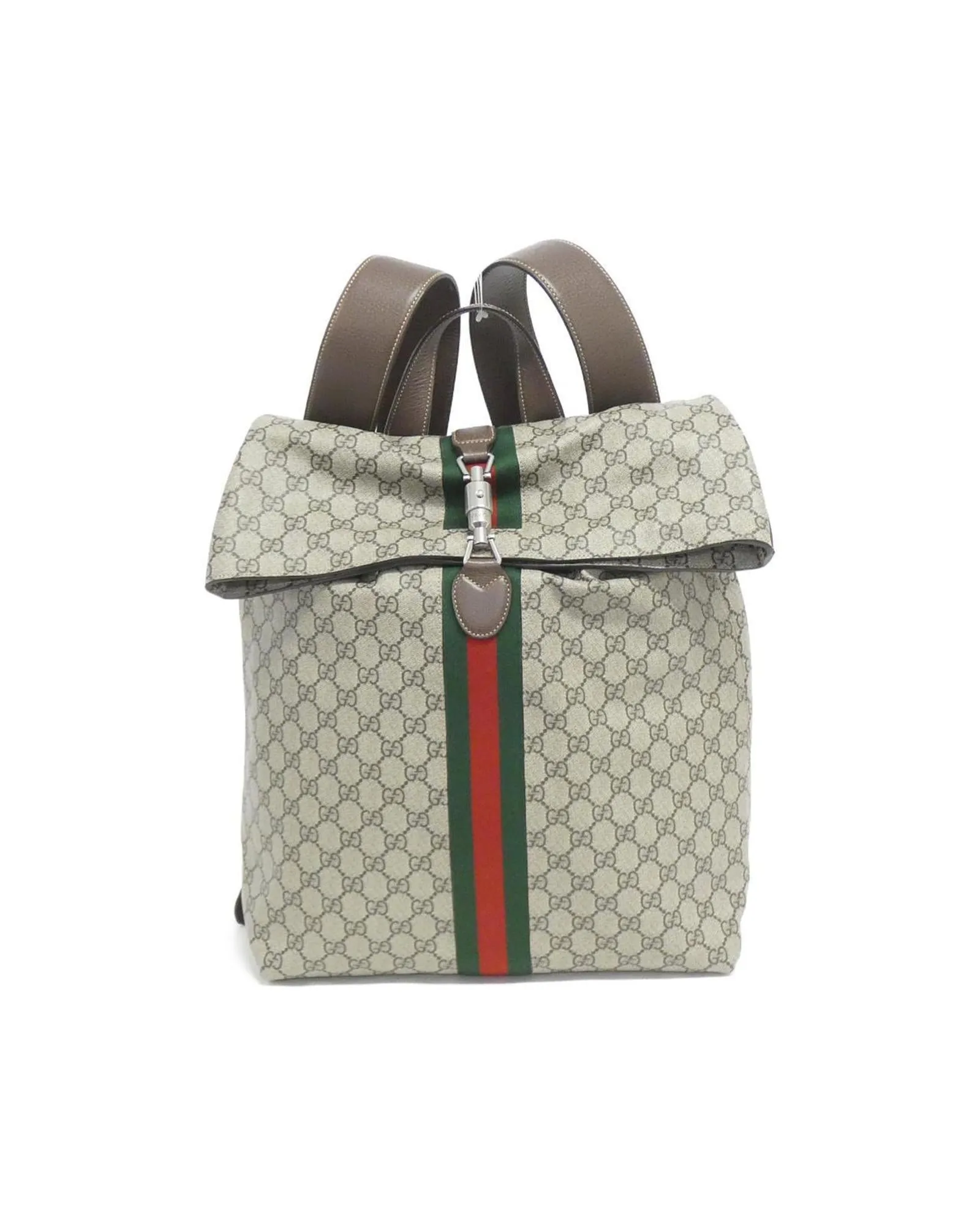 Ophidia Canvas Tote Bag with Metal Fittings