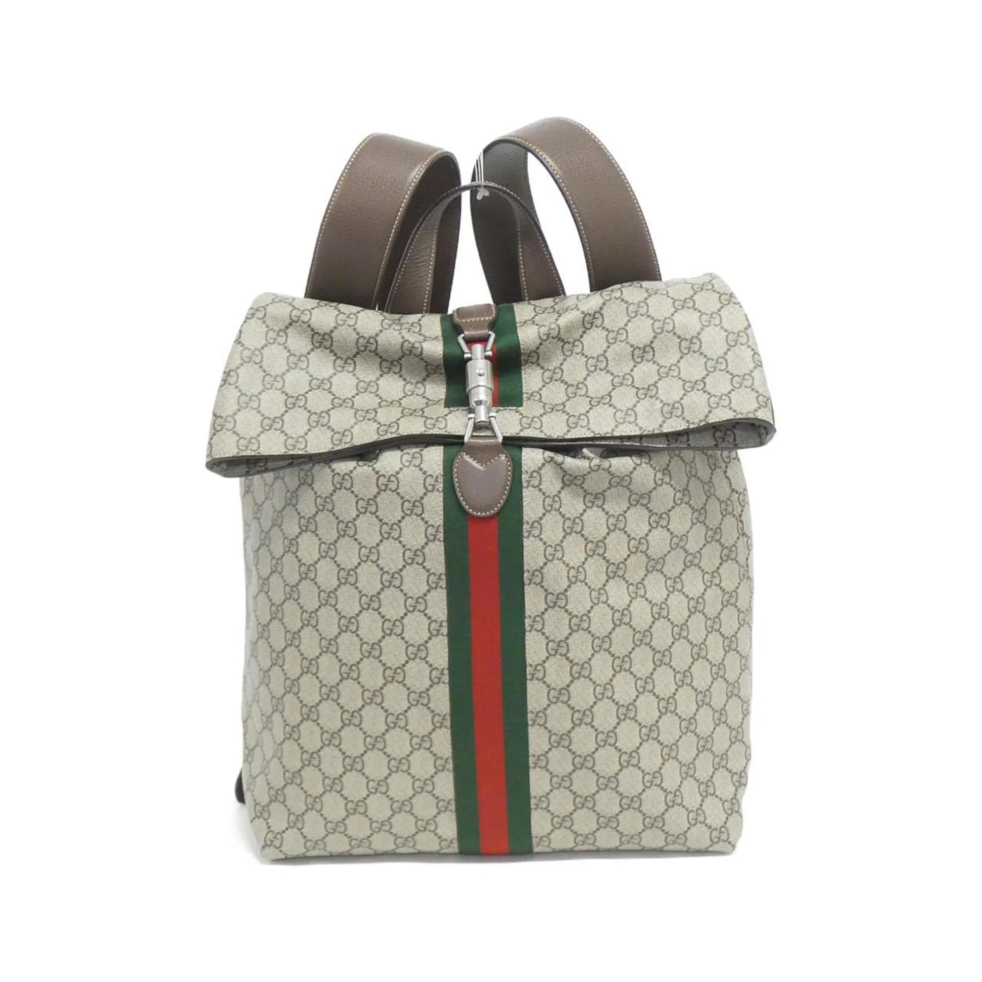 Ophidia Canvas Tote Bag with Metal Fittings