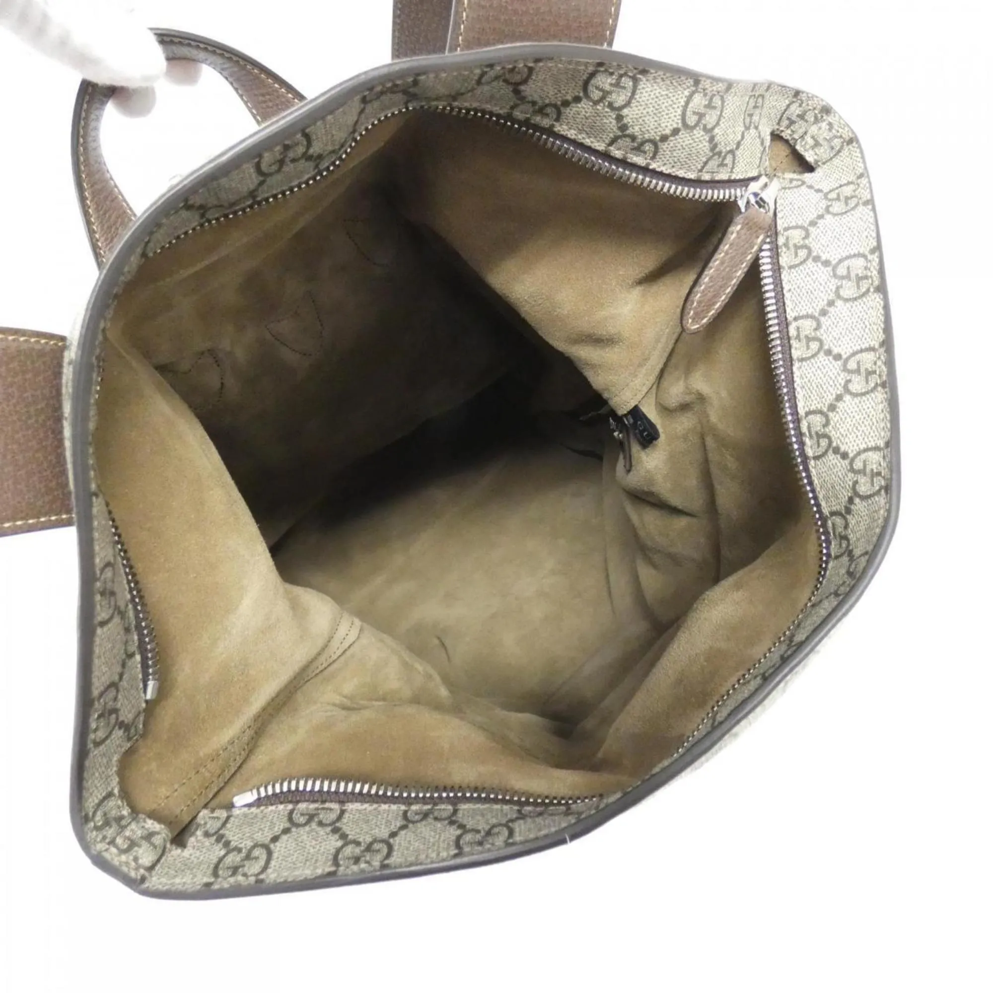 Ophidia Canvas Tote Bag with Metal Fittings
