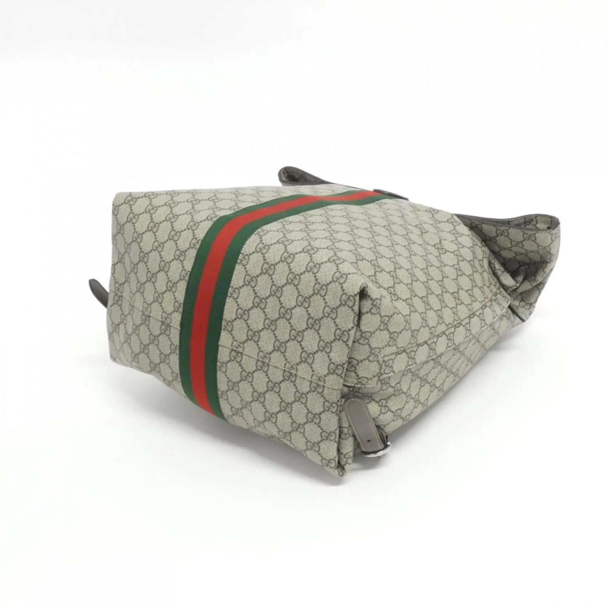 Ophidia Canvas Tote Bag with Metal Fittings