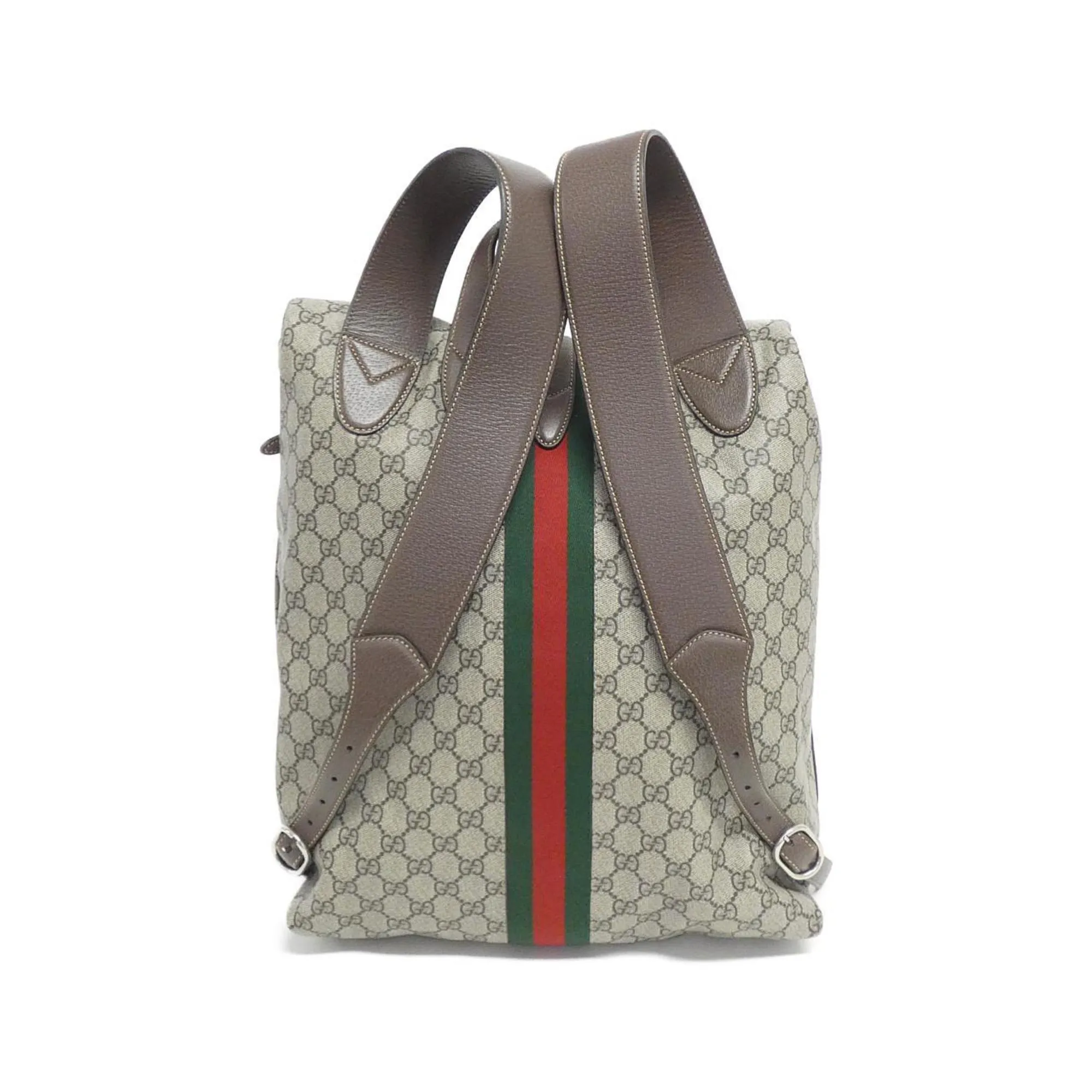 Ophidia Canvas Tote Bag with Metal Fittings