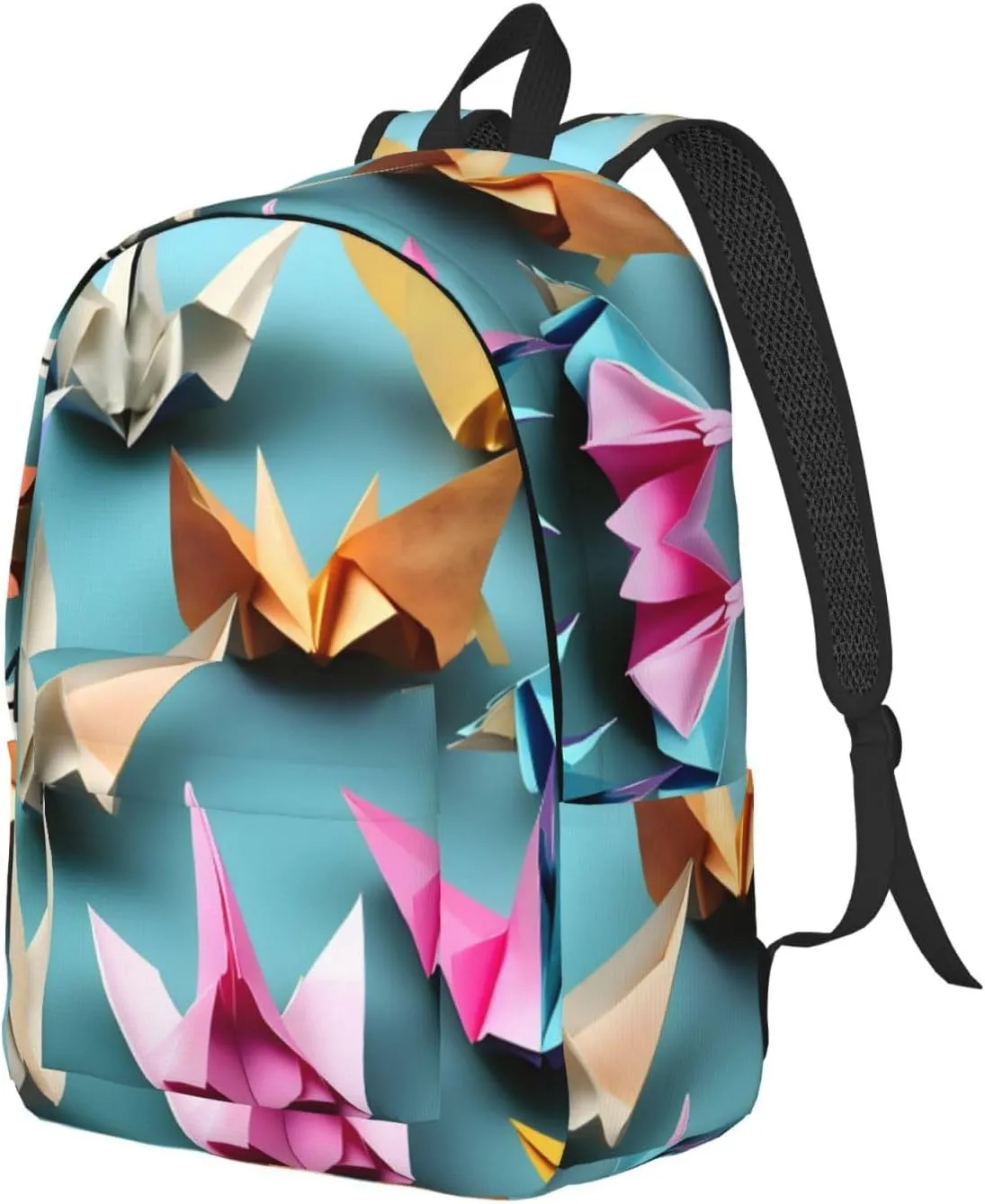 origami paper crane print Backpack Travel Backpacks for Women Men College Backpack Computer Bag for Travel