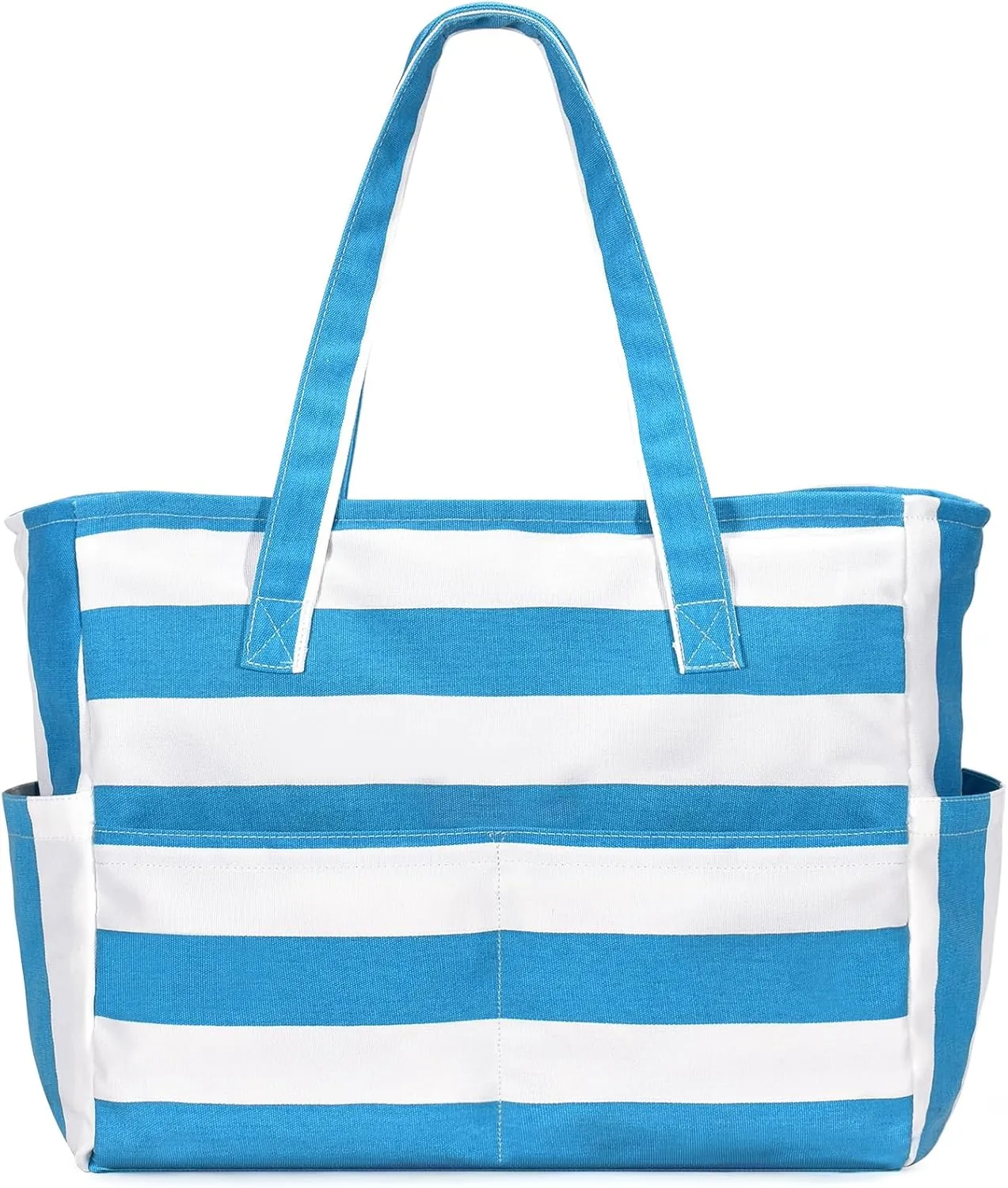 oscaurt Beach Bags for Women Large Waterproof Sandproof Beach Tote Swim Pool Bag with Zipper for Travel Vacation Essentials
