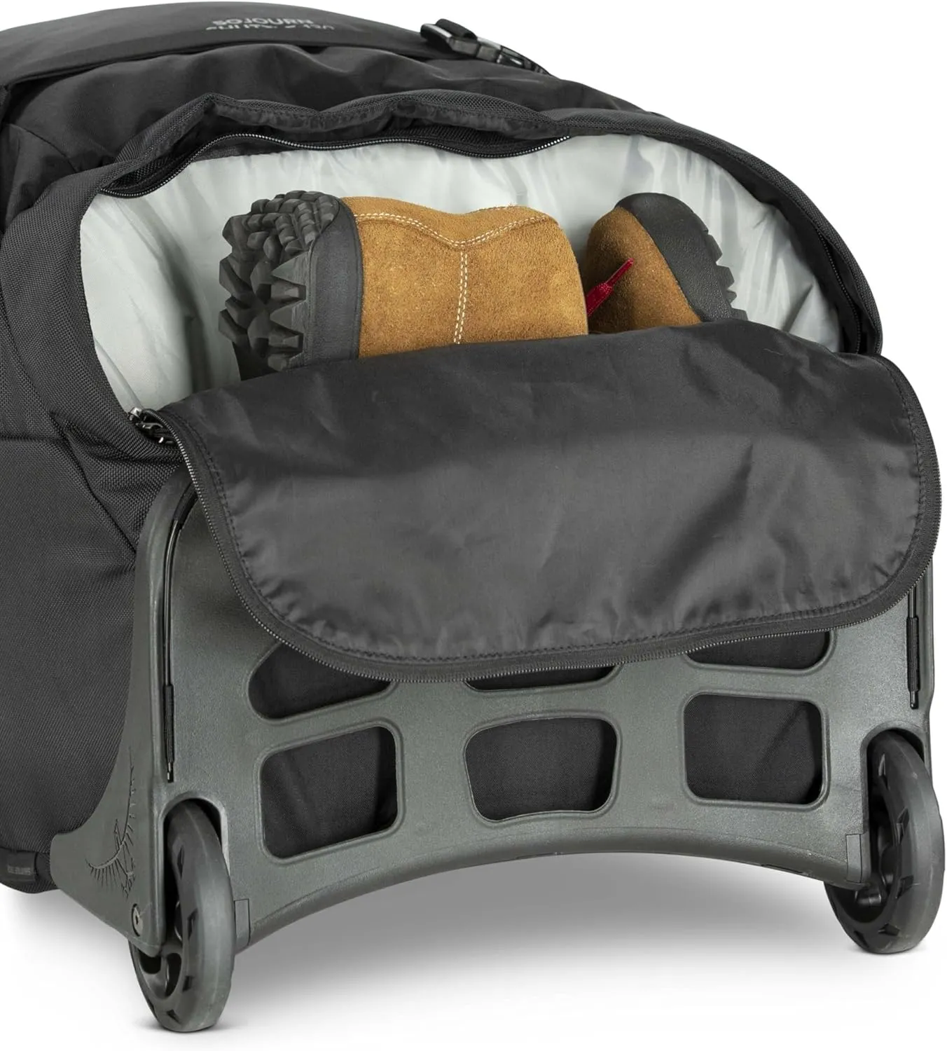 Osprey Sojourn Shuttle 36"/130L Wheeled Duffel Luggage, Koseret Green