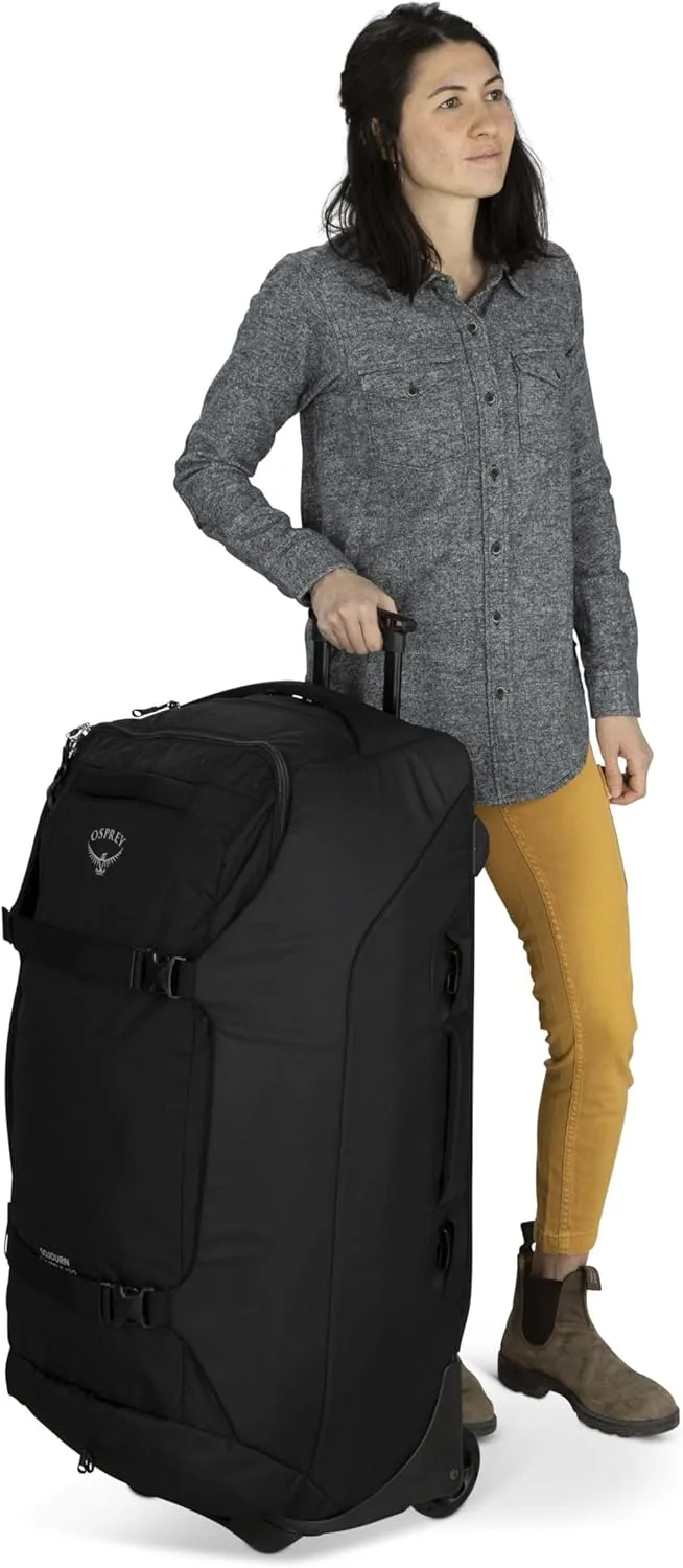 Osprey Sojourn Shuttle 36"/130L Wheeled Duffel Luggage, Koseret Green