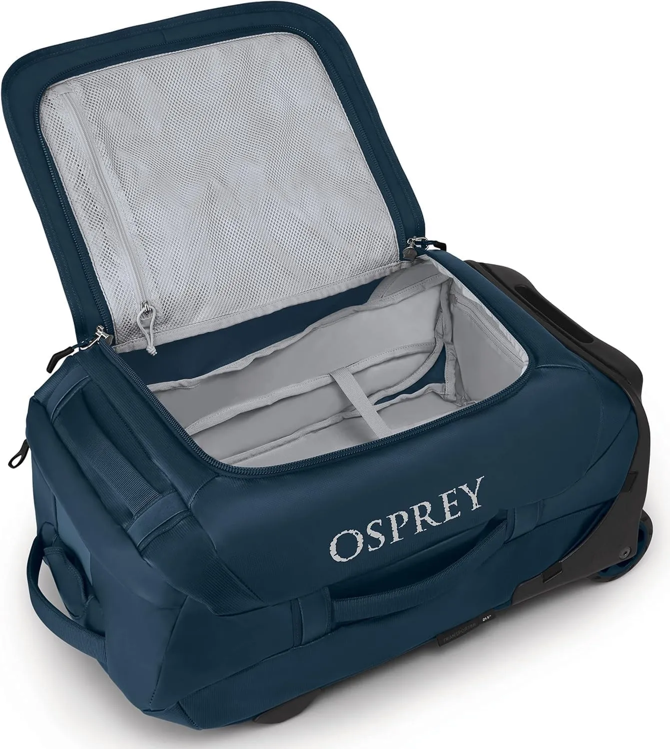 Osprey Transporter 40L Wheeled Travel Duffel Bag, Venturi Blue