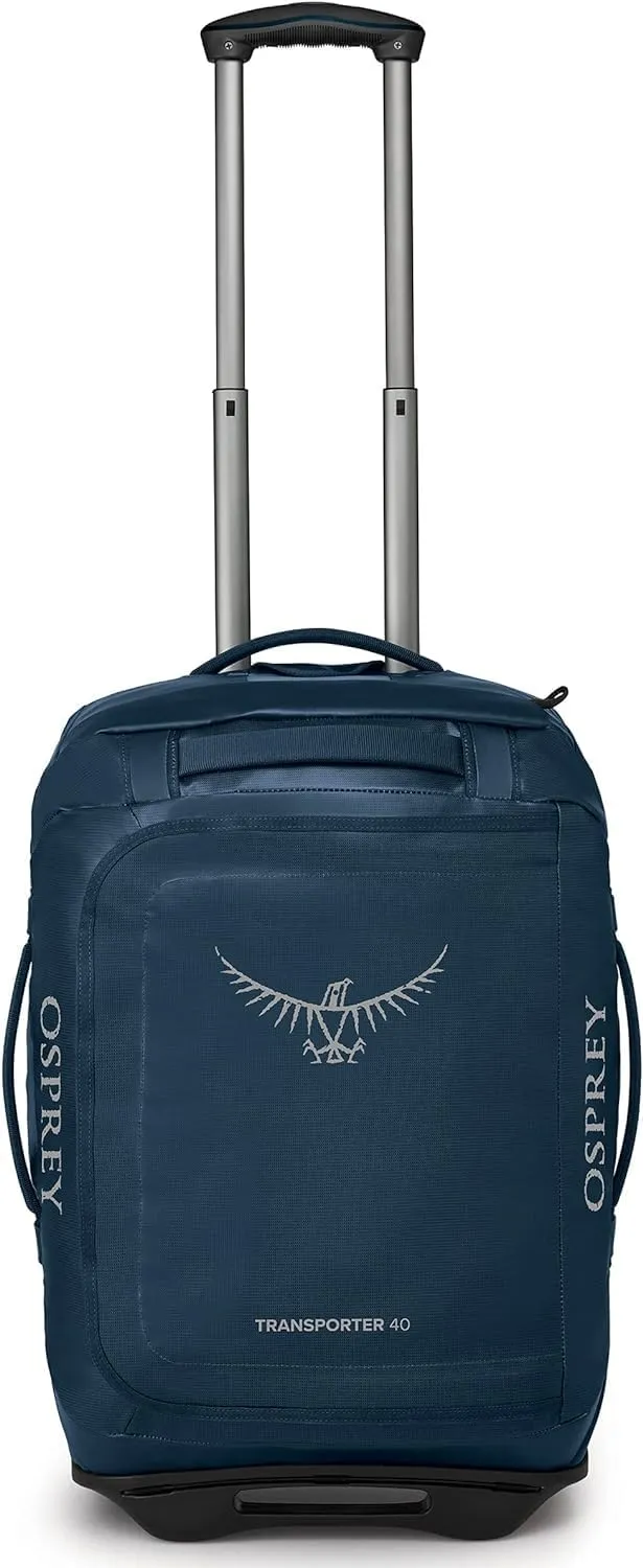 Osprey Transporter 40L Wheeled Travel Duffel Bag, Venturi Blue