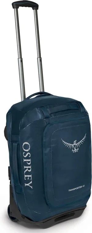 Osprey Transporter 40L Wheeled Travel Duffel Bag, Venturi Blue
