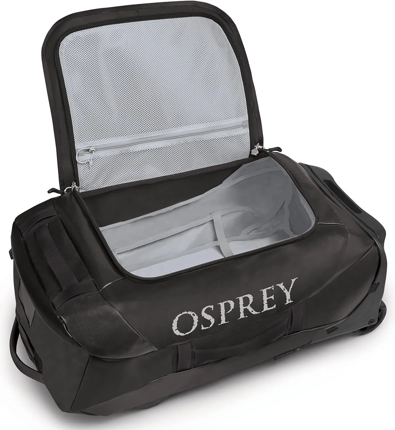 Osprey Transporter 60L Wheeled Travel Duffel Bag, Black