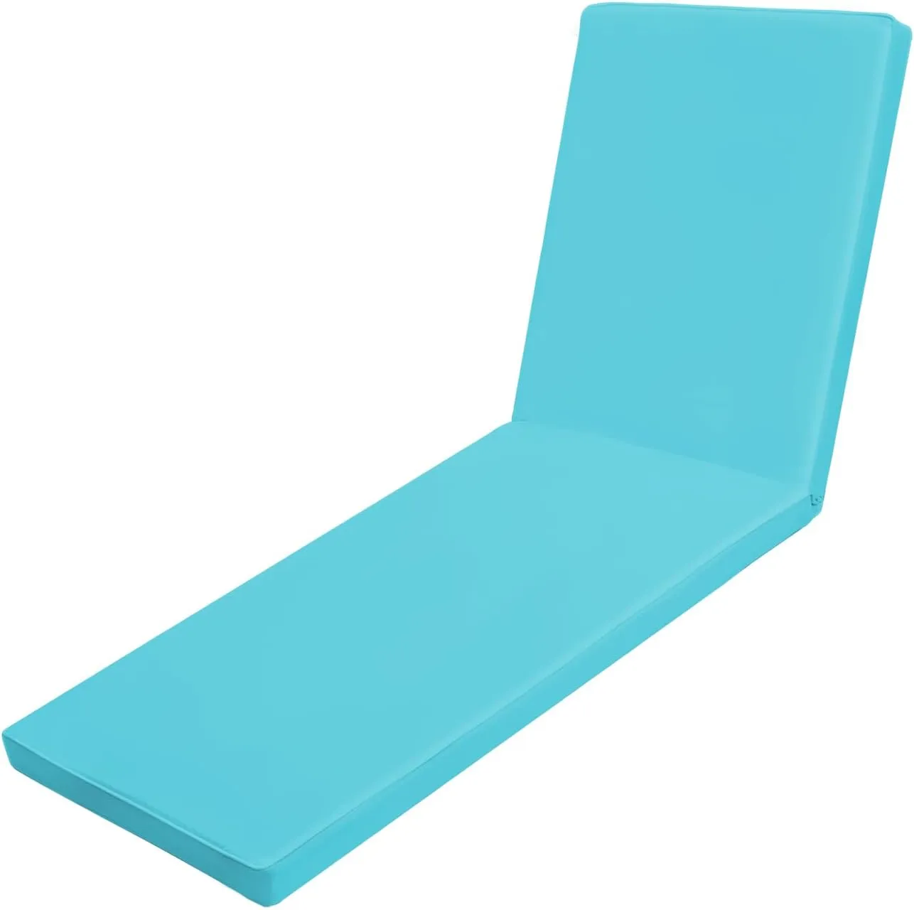 Outdoor Chaise Lounge Cushions for Patio, 71"x22"x3" Lounge Chair Waterproof Replacement Seat Cushions for Outdoor Furniture (Teal, 1 Pcs)