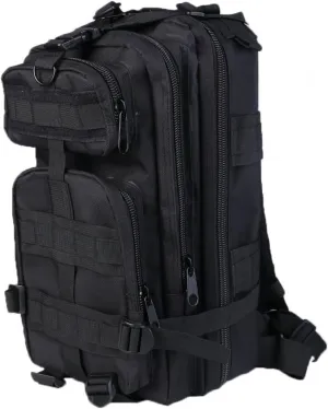 Outdoor Tactical Backpack Military Rucksacks for Camping Hiking and Trekking Waterproof 30L(Black)