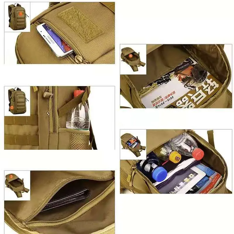 Outdoor Tactical Backpack Military Rucksacks Men 15L 20L Waterproof Sport Travel Backpacks Camping Mochila Fishing Hunting Bags