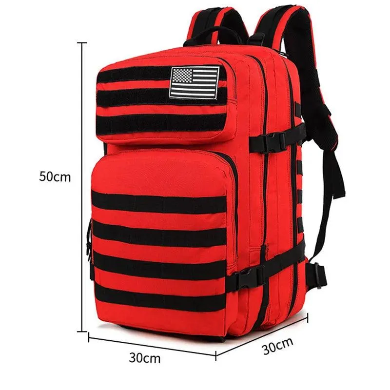 Outdoor Tactical Backpack - Ultimate Sports, Travel, Hiking, and Mountaineering Gear (45L)