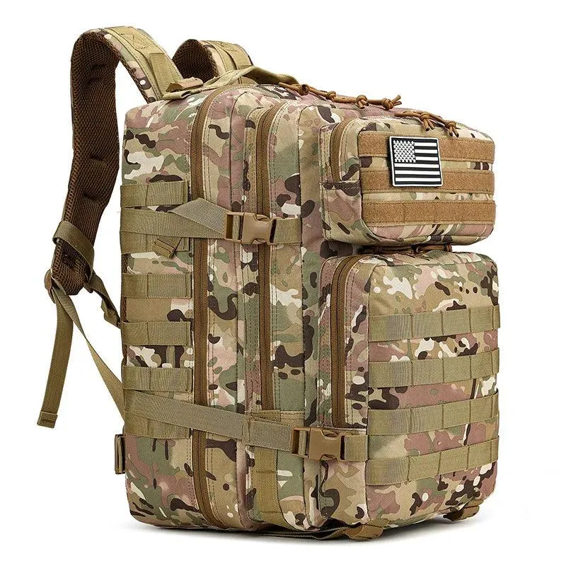Outdoor Tactical Backpack - Ultimate Sports, Travel, Hiking, and Mountaineering Gear (45L)