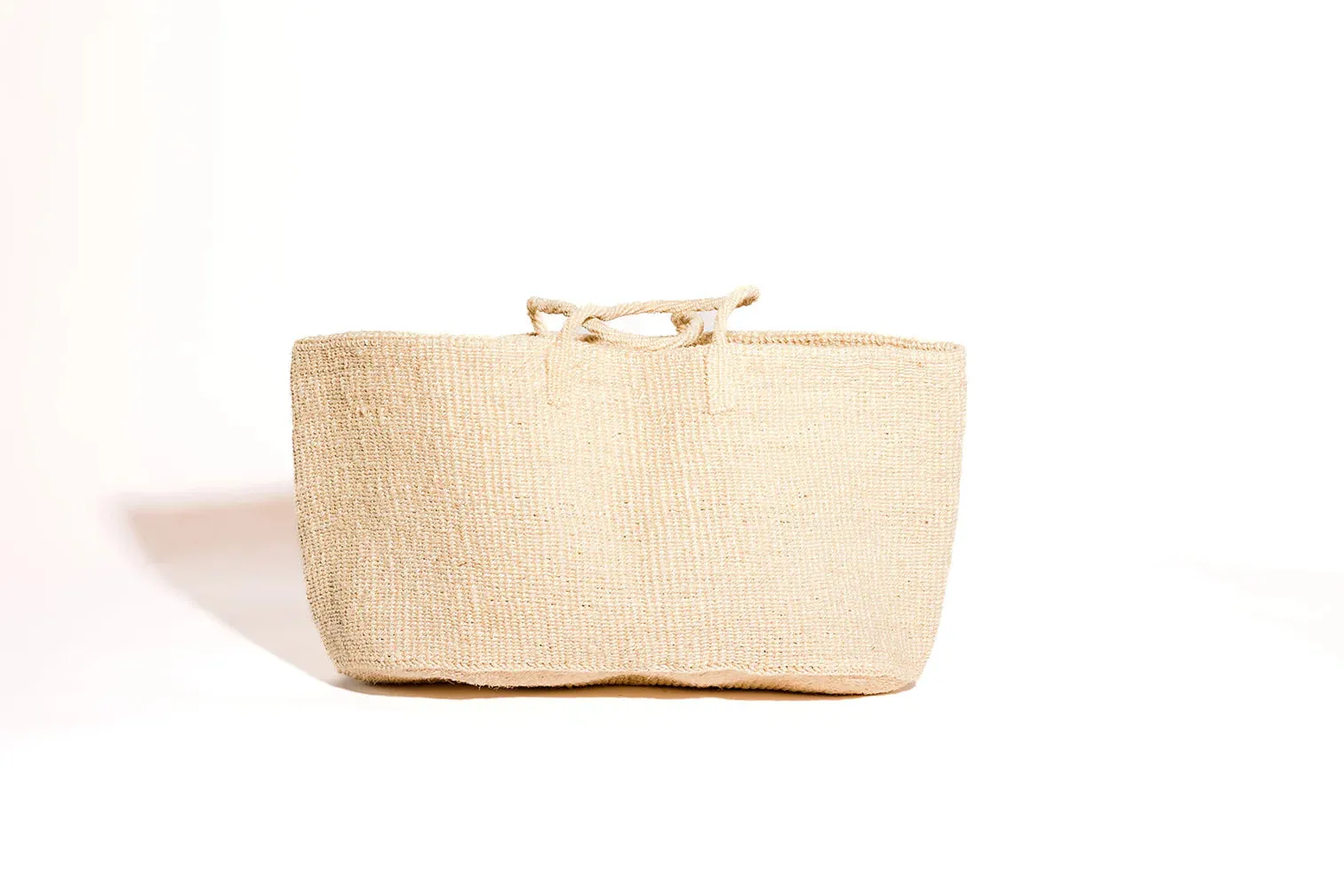 oversized sisal tote