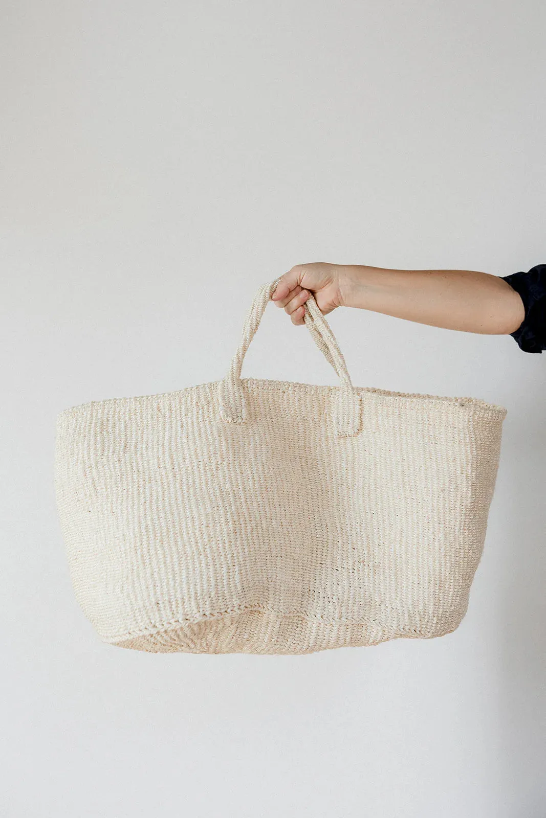 oversized sisal tote