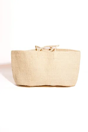 oversized sisal tote