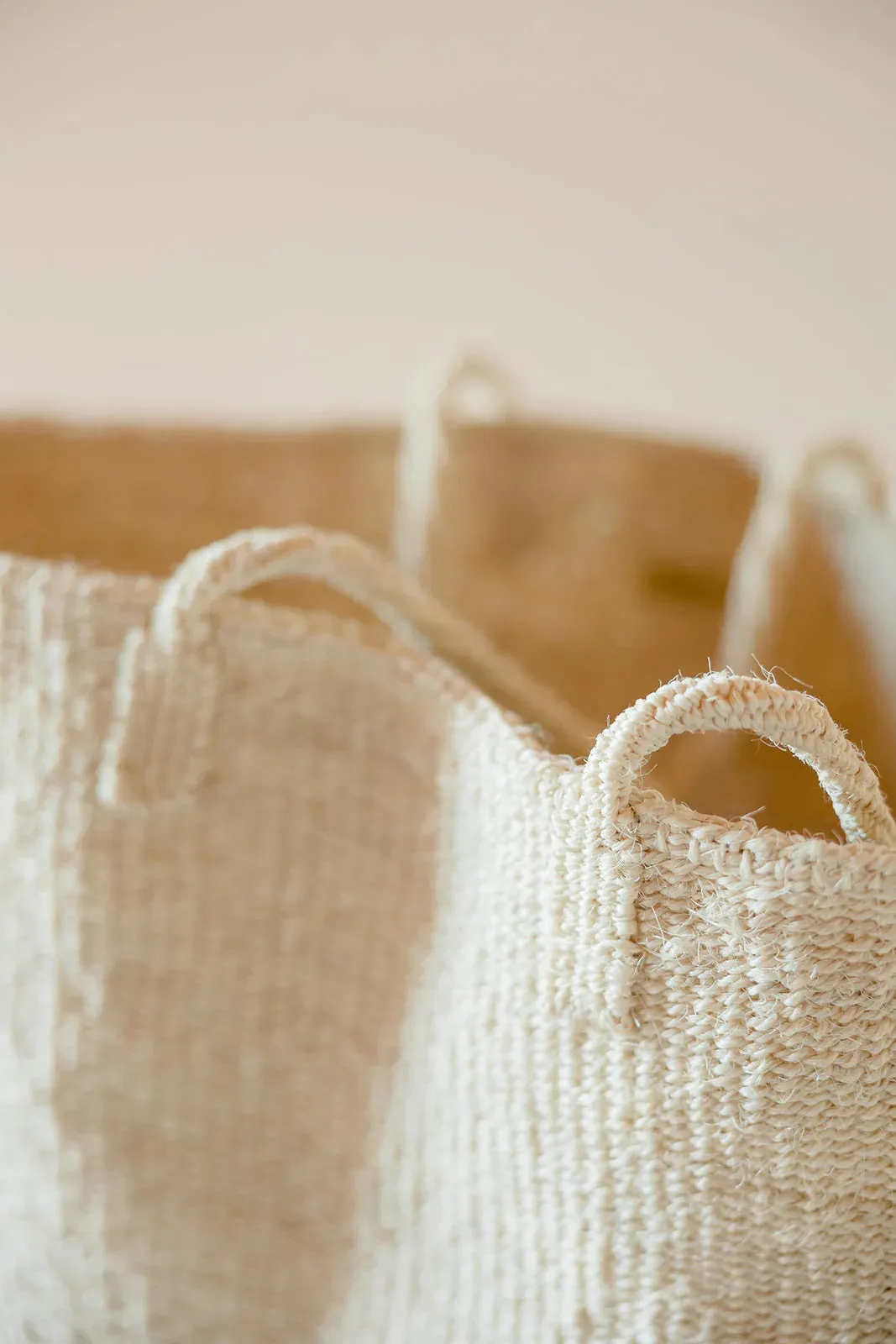 oversized sisal tote