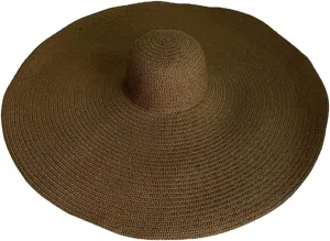 Oversized Sun Straw Hat for Women, UPF 50  Floppy Wide Brim Summer Hat, Foldable Packable Roll up Beach Cap