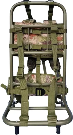 Pack Frames for Hunting, External Aluminum Frame Hiking Backpacks,Foldable Hunting Pack Frame Hiking Backpack Frame, 28.35 x 14.17 x 11.02 inches for Travel, Outdoor Activity - Camouflage Color