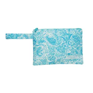 Paisley Turquoise Pouch - Small