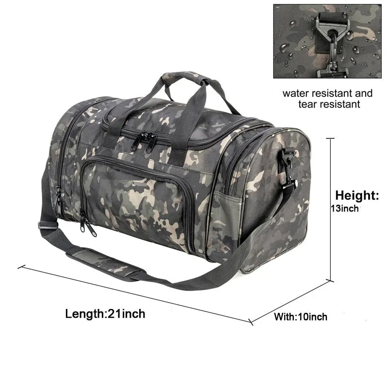 Patriot Oversized Duffel Bag Tactical Weekender Cabin Ready Travel Bag