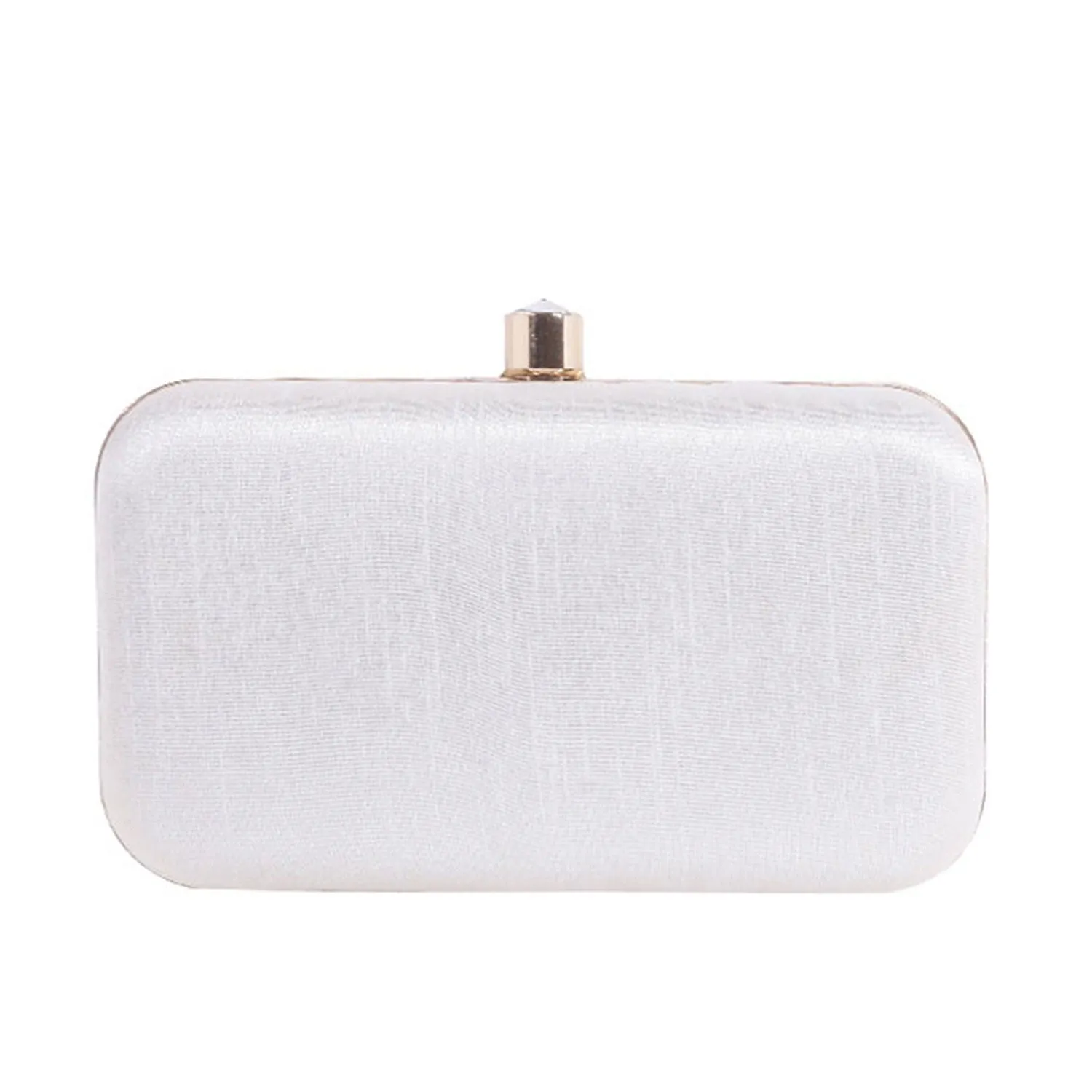 Pearl clutch bag rectangle shape