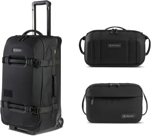 Pelican Aegis HY28 28" Wheeled Check-In Roller Hybrid Duffel Bag, Black, Bundle with SXH5 Protective Cross Body Sling and DK5 ModPak Toiletry