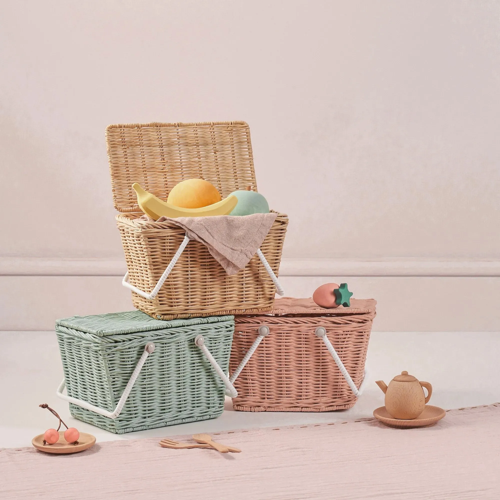 Piki Basket | Straw | Olli Ella