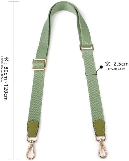 PODAY Bag Strap，Purse Straps，Embroidered Purse Strap，Crossbody Straps for Purses，Crochet Purse Strap，Guitar Strap for Purses Crossbody，Cross Body Straps 120x2.5cm Black