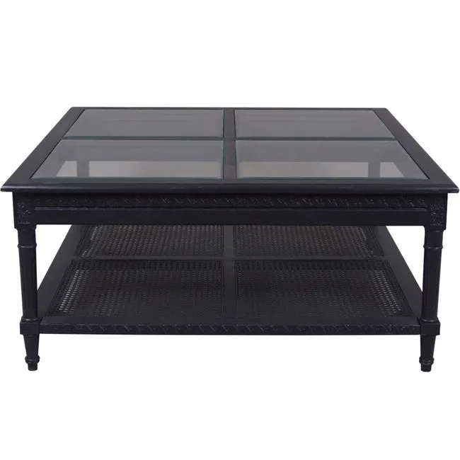 Polo Square Coffee Table Black