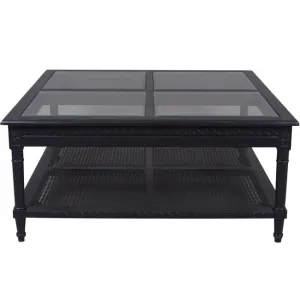 Polo Square Coffee Table Black